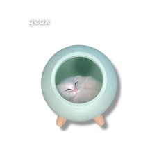 Geox Little Pet House Masa Lambası, Gece Lambası, Abajur, Yeşil