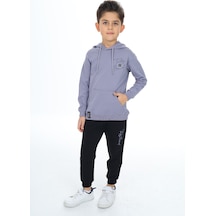 Toontoy Kids Toontoy Erkek Çocuk Baskılı Eşofman Takım Füme