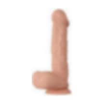 Morgece 26 Cm Vantuzlu Gerçekçi Dokulu Kalın Dildo