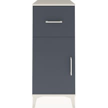 Hyperion Komodin Tek Raflı Tek Çekmeceli Tek Kapaklı 44x44x106 Aytaşı-antrasit Aytası