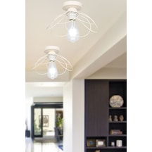 Begüsa Mango Tekli Beyaz Tavan Montaj Avize Beyaz