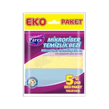 2 Adet Parex Mikrofiber Temizlik Bezi 5'li Çok Renkli 59674230