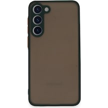 Newface - 77 - Samsung Galaxy S23 Plus Kılıf Montreal Silikon Kapak - Edntrend - - Yeşil