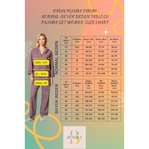 Benerly Kadın Gömlek Yaka Standart Kol Regular Kalıp Pijama Takımı Fonksi lacivert