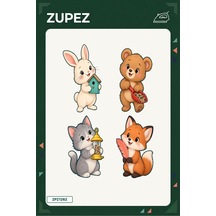 Minik Kuş Evi 19x25 Cm Ütüyle Uygulanan Baskı Zpz1262 - 928156764