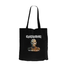 Iron Maiden The Book Of Souls Siyah Kanvas Bez Çanta Siyah