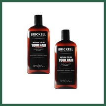 Bezos Brickell Erkeklere Için Saç Sakal Beyazlık Giderci Renklendirci Bakım Şampuanı 300 Ml 2 Adet Bzs01