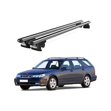 Venüs Saab 9-5 2001-2010 Uyumlu Gri Ara Atkı Port Bagaj Tavan Barı