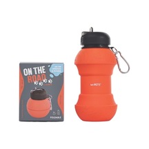 M-pets On The Road Katlanabilen Seyahat Suluğu 200-550 Ml Turuncu