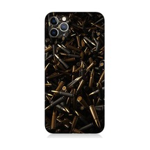 Apple Uyumlu iPhone 11 Pro Max Uyumlu Mermi Yığını Desenli Silikon Kılıf -