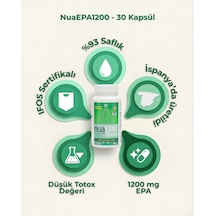 Nua EPA 1200 Omega-3 İçeren Gıda Takviyesi 30 Kapsül