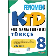 Fenomen 8.sınıf Türkçe Konu Tarama Denemeleri