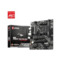 MSI MAG A520M Vector WIFI AMD A520 4600 MHz (OC) DDR4 Soket AM4 mATX Anakart