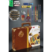 Maped X Dekomus Lisanslı Harry Potter Magic School Collection Özel Kutulu 16 Parça Premium Kırtasiye Seti Altın