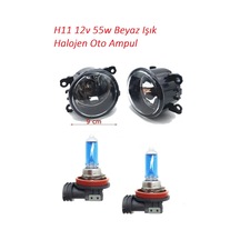 Clio Symbol 09-13 Uyumlu Sis Farı Seti Tkm 2 Adet H11 Beyaz Işık