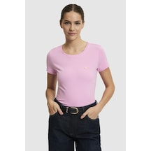 U.S. Polo Assn. U.s. Polo Assn. Kadın Pembe Tişört Basic 50321809-vr041