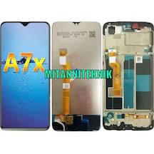 Oppo A7X Lcd Ekran Dokunmatik Çıtalı