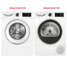 Bosch WGA242X3TR - WQA24201TR 9 Kg Çamaşır Kurutma Makinesi 2'li Set
