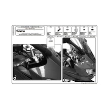 Kappa D440Kıtk Yamaha Fz6 600 Fazer S2 07-11 Rüzgar Siperlik  Ba