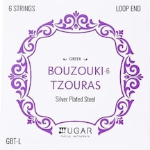 Ugar Gbt-l Yunan Buzuki Teli 6 Telli Silver Plated Steel
