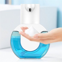 E - Şarjlı Otomatik Sıvı Sabunluk Usb Şarjlı Temassız Köpük Makinesi Akıllı İndüksiyon Köpük Sabunluk El Dezenfektanı Dispenseri