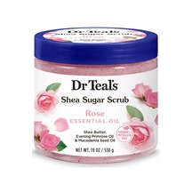 Dr Teal's Shea Sugar Scrub Rose Vücut Peeling 538 G