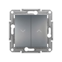 Schneider Asfora Plus Çelik Yaylı Jaluzi Kumanda Anahtarı Çerçeve
