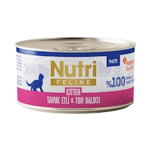 Nutri Feline Tuk Etli Ve Ton Balıklı Tahılsız Yru Kedi Konservesi 70 Gr