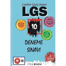 LGS 10 Deneme Sınavı- Kitap Vadisi Yayınları