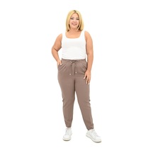 Kadın Büyük Beden Dökümlü Pantolon 222 0016-25 001