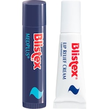 Blistex Kuruyan ve Çatlayan Dudaklara Medplus Stick 4.25 G + Lip Relief Cream SPF10 6 ML