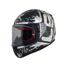 Ls2 Rapid Spy Full Face Motosiklet Kaskı Siyah - Beyaz