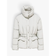 Only Onlpısa Fur Jacket Otw Kadın Beyaz Mont - 15330273