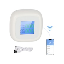 Symbee C2 Akıllı Wifi Gaz Alarmı - Metan, Lpg Ve Karbonmonoksit Tespiti, Uzaktan İzleme, Fırtına Alarmı