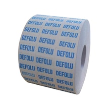 Defolu Etiketi 1 Rulo 3500 Adet Çok Renkli