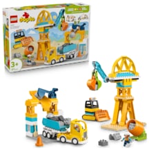 LEGO® DUPLO® Kasabası 3'ü 1 Arada İnşaat Sahası ve Araçları 10476 -3 Yaş ve Üzeri Çocuklar için Figür İçeren Yapım Seti (84 Parça)