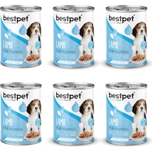 Bestpet Kuzu Etli Yavru Köpek Konservesi 400 Gr 6'lı Paket
