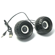Magicvoice 1+1 Usb Mini Hoparlör Speaker - Siyah