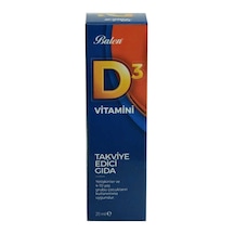 D3 Vitamini Takviye Edici Gıda 20 Ml