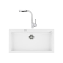 Teka Forsquare 72.40 Beyaz Evye + Ark 938 Beyaz Batarya Set
