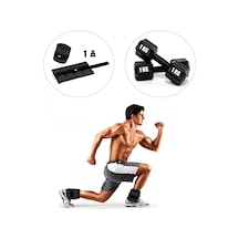 1 Kg X 2 Adet Siyah El Ayak Bileği Ağırlığı + Dambıl Set Siyah