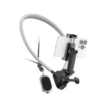 Createtech Vkemall Tutucu Telefon S7 Pro Pov Montajı Mon Martvsen Kolye Klipsli Kamera Kamera Boyun De Siyah