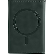 Erturkstore Joko Tema Magsafe Deri Kartlık - Yeşil Çok Renkli