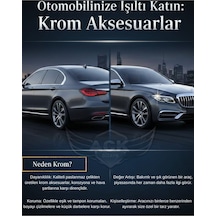 Volkswagen Golf 5 2004-2009 Araca Özel Krom Cam Çıtası + Krom Kapı Kol A+ Paslanmaz Çelik