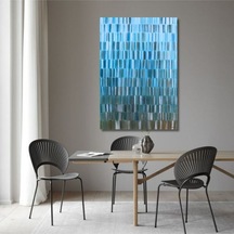 Soyut Büyük Boy El Yapımı Yağlı Boya Tablo 85x115cm