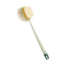 Banyo Lifi Ergonomik Uzun Saplı 2 Si 1 Arada Çift Taraflı Masaj Etkili Banyo Vücut Fırçası