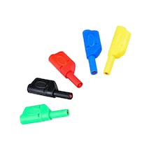 Ic-238e Banana Jak Korumalı Uç 4mm Cx-2074 Siyah