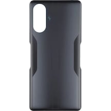 Xiaomi Redmi K40 Gaming Uyumlu Arka Pil Batarya Kapağı Cam M2012k10c M2104k10ac - Siyah