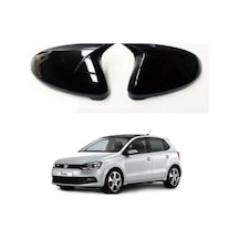 Vw Polo 2012- Parlak Siyah Boyalı Yarasa-batman Ayna Kapağı