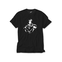 Supermn Man Siyah Tişört Siyah
